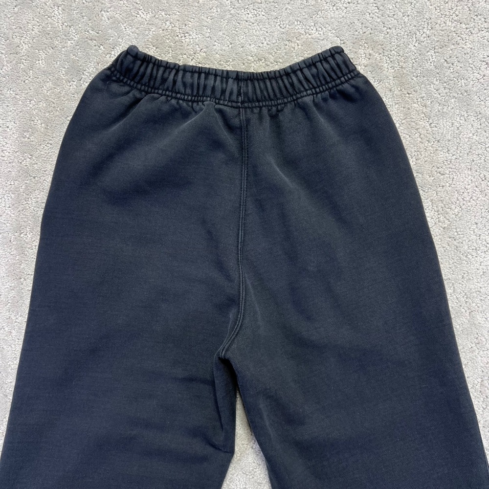 Nike Sweatpants Womens XS Black Faded Solo Swoosh Joggers Thick Heavy Fleece - Picture 10 of 16
